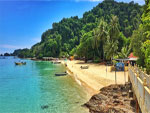 Kapas Island Beach Side Hotels Malaysia