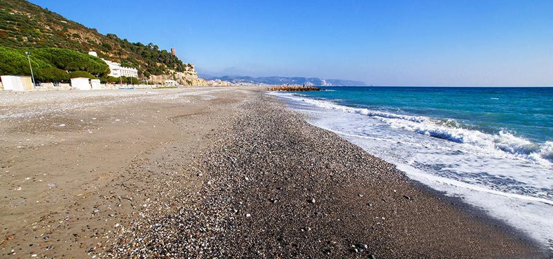 Ceriale Beach in Italy