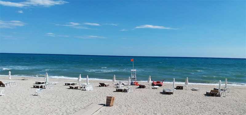 Cropani Beach in Italy