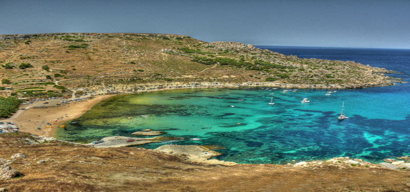 Gnejna Bay Beach in Malta