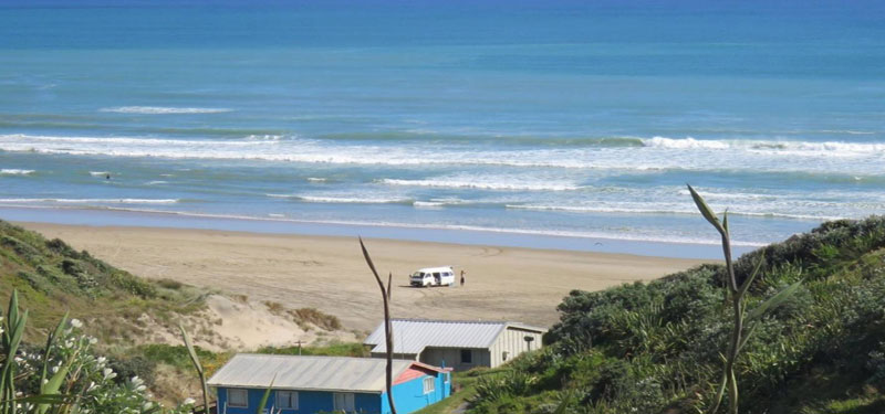 Bayleys Beach in New Zealand