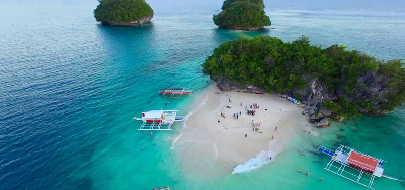 Britania Island Beach in Philippines