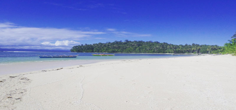 Cabgan Island Beach in Philippines