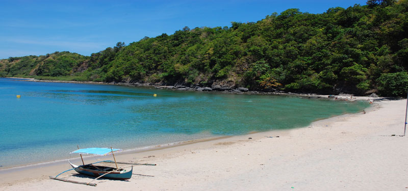 Westnuk Cove Beach in Philippines